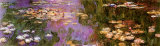 Water Lilies I Poster van Claude Monet