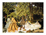 Dejeuner Sur l'Herbe Posters by Claude Monet