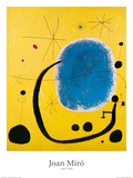Gold und Blau|El oro del azur Poster von Joan Miró