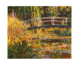 Water Lily Pond-Pink Harmony Poster by Claude Monet