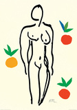 Nu aux oranges Posters par Henri Matisse