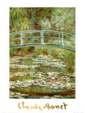 The Japanese Bridge Posters by Claude Monet