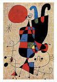 Upside-Down Figures Posters by Joan Miró