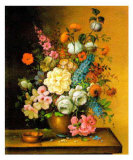 Altmeisterliche Blumen Print by Corrado Pila