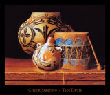 Tambourin Taos Affiche par Chuck Sabatino