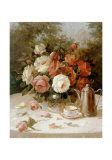 Petit Déjeuner À la Rose Posters by Angela Vernetti Petit Déjeuner À la Rose Posters by Angela Vernetti