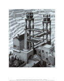 Waterfall Posters by M. C. Escher