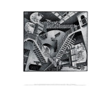 Relativity Prints by M. C. Escher