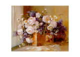 Panier de Fleurs Prints by Angela Vernetti