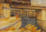 The Bridge at Asnieres Print by Vincent van Gogh