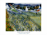 Vineyards at Auvers, c.1890 Posters by Vincent van Gogh