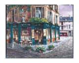 Café Voltaire Posters par Mark St. John