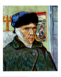 Self-Portrait with Bandaged Ear, c.1889 Posters by Vincent van Gogh