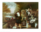 The Peaceable Kingdom, 1834 Prints by Edward Hicks