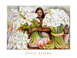 Diego Rivera - Vendedora de Alcatraces - Reprodüksiyon