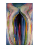 Grey Line with Black Blue and Yellow Plakaty autor Georgia O'Keeffe Grey Line with Black Blue and Yellow Plakaty autor Georgia O'Keeffe