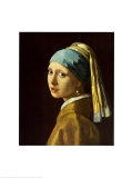 Jan Vermeer - Girl with a Pearl Earring, c.1665 Reprodukce Jan Vermeer - Girl with a Pearl Earring, c.1665 Reprodukce