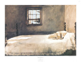 Andrew Wyeth - Ustanın Yatak Odası (Master Bedroom) - Tablo Andrew Wyeth - Ustanın Yatak Odası (Master Bedroom) - Tablo