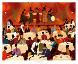 L'orchestre No Man joue chez Minton Affiches par Leroy Campbell