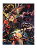 Composición: tormenta Lámina por Wassily Kandinsky