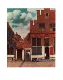 Street in Delft, c. 1657-58 Stampa di Jan Vermeer Street in Delft, c. 1657-58 Stampa di Jan Vermeer