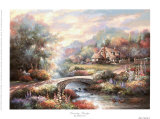 Pont de campagne Affiches par James Lee