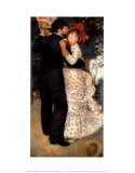 La danse à la campagne Affiche par Pierre-Auguste Renoir