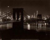 Brooklyn Bridge Print by Andreas Feininger