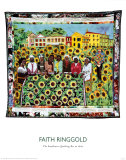 Sunflower Quilting Bee at Arles Prints by Faith Ringgold