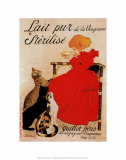 Lait stérilisé Posters par Théophile Alexandre Steinlen