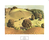 Young Corn, 1931 Art by Grant Wood