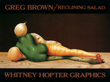 Reclining Salad Plakat autor Greg Brown Reclining Salad Plakat autor Greg Brown