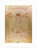Man van Vitruvius, ca. 1492 Poster van Leonardo da Vinci Man van Vitruvius, ca. 1492 Poster van Leonardo da Vinci