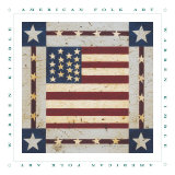 Flag Square Posters by Warren Kimble