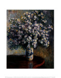 Asters, 1880 Prints by Claude Monet