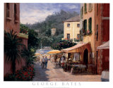 Al Fresco-Portofino Pósters por George W. Bates