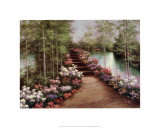 Bridge of Flowers Posters by Diane Romanello