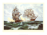 Die abenteuerlichen Tage Kunstdrucke von Montague Dawson