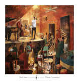 Red jazz Posters par Didier Lourenco