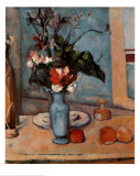 Blue Vase Julisteet tekijänä Paul Cézanne