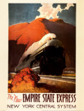 Expreso del Empire State Póster por Leslie Ragan