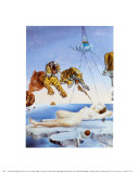 Sueño causado por el vuelo de una abeja alrededor de una granada un segundo antes de despertar, ca. 1944 Arte por Salvador Dalí Sueño causado por el vuelo de una abeja alrededor de una granada un segundo antes de despertar, ca. 1944 Arte por Salvador Dalí