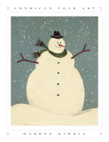 Snowman Kunst von Warren Kimble