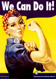 We Can Do It! (Rosie the Riveter) Poster van J. Howard Miller We Can Do It! (Rosie the Riveter) Poster van J. Howard Miller
