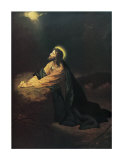 Le Christ dans le jardin de Gethsémani Posters par Heinrich Hofmann