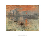 Impression, Sunrise, c.1872 Print by Claude Monet