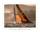 Golf von Saint Tropez Kunstdrucke von Franco Pace