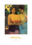 Deux Thaitiennes Prints by Paul Gauguin