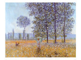 Campi in primavera Stampa di Claude Monet Campi in primavera Stampa di Claude Monet