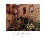 Hortensienhof in San Felice Kunstdrucke von Dennis Barloga